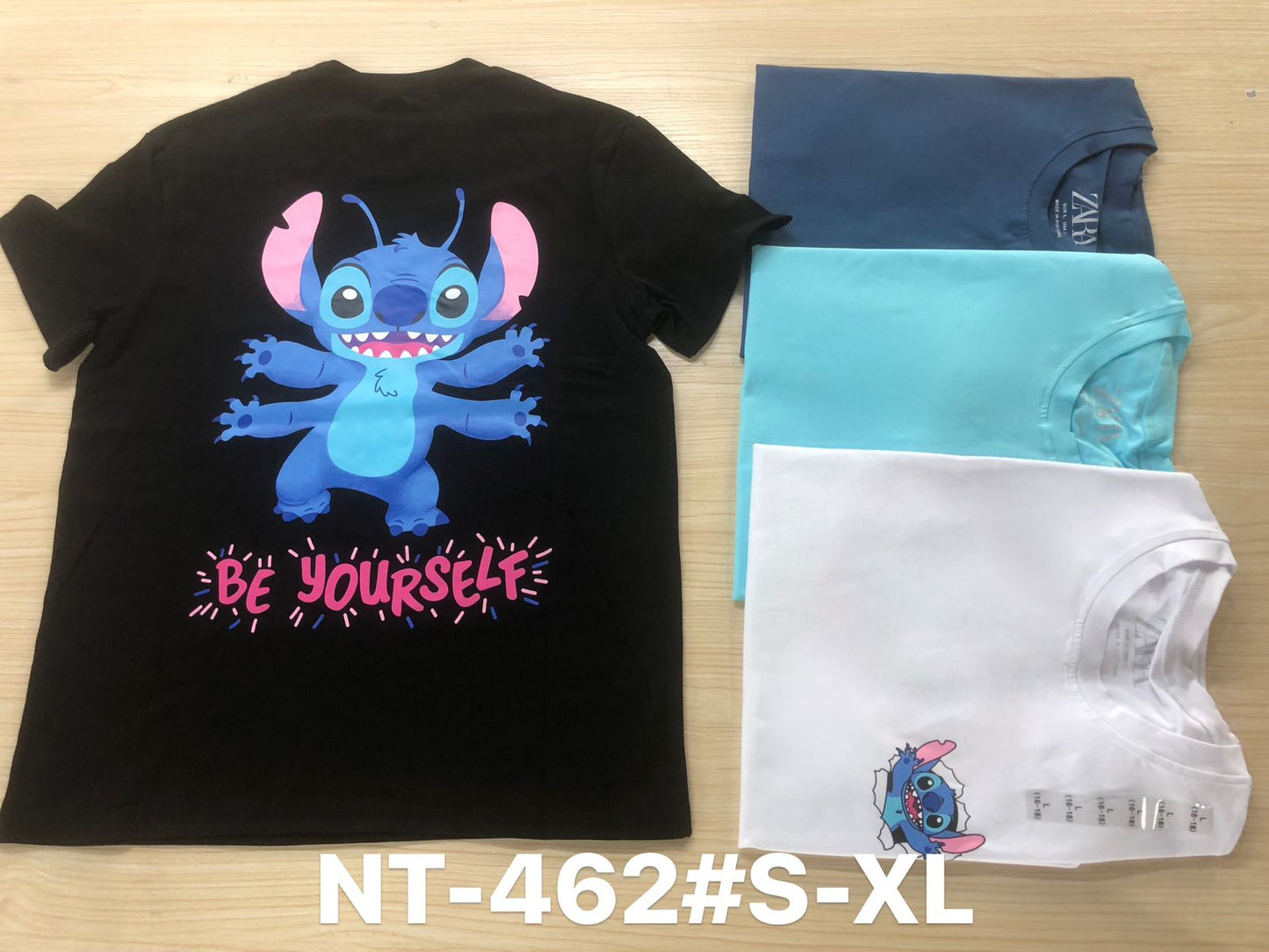 NT-462 “Be Yourself” Stitch Graphic Tee | Sizes S-XL