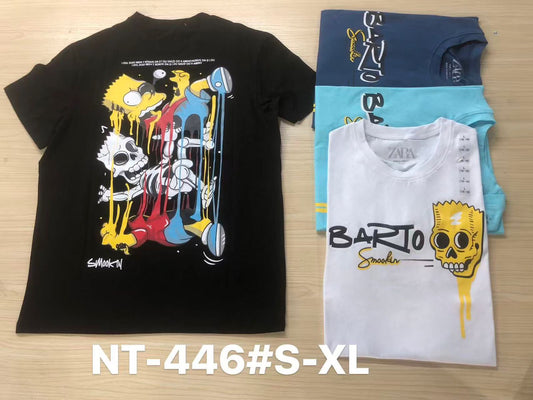 Unisex Bart Cartoon Streetwear Graphic T-Shirt – NT-446