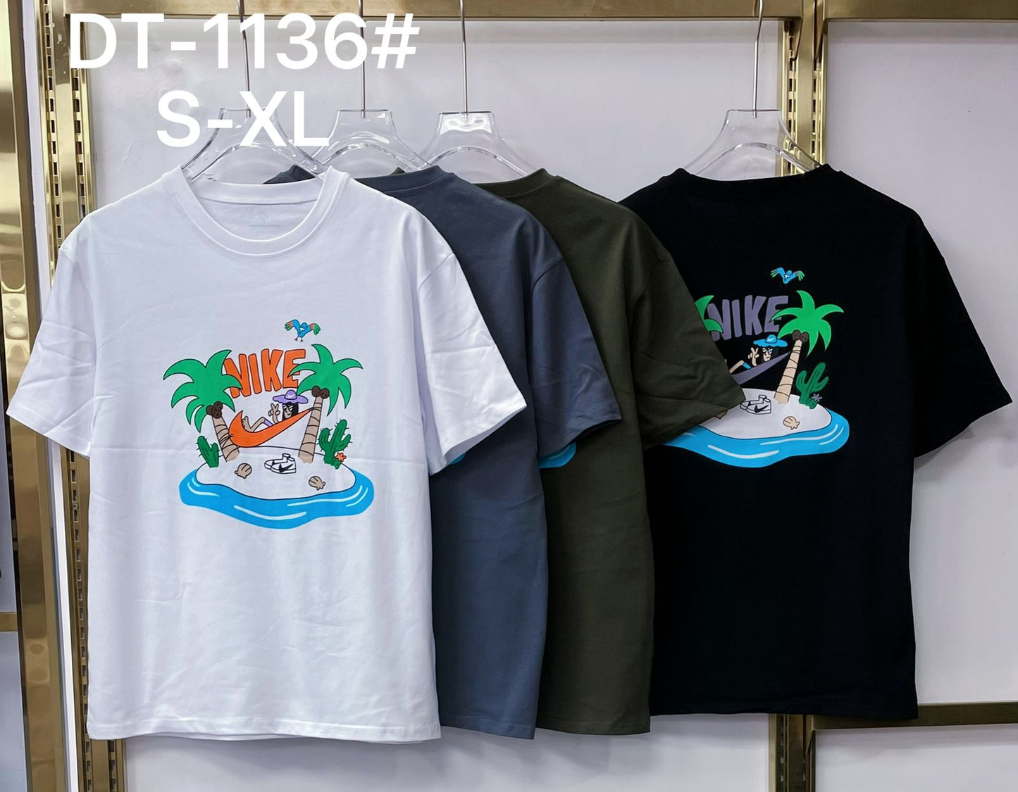 DT-1136# Nike Island Graphic Printed T-Shirt