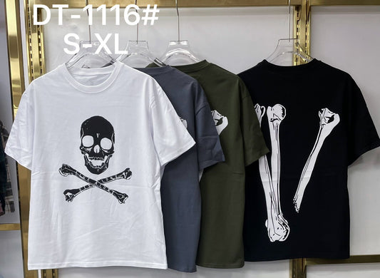 Unisex Skull & Crossbones Streetwear T-Shirt – DT-1116