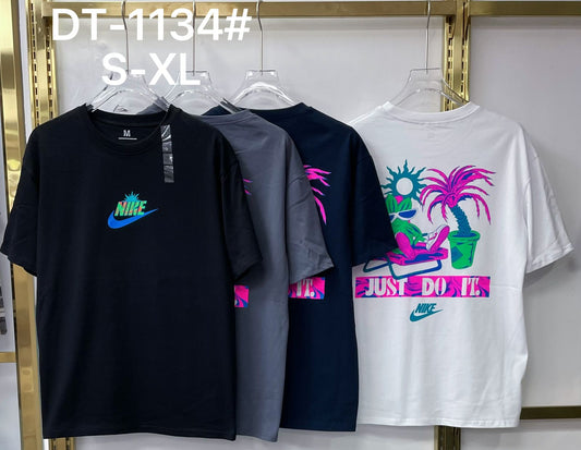 DT-1134# Nike "Just Do It" Graphic Casual T-Shirt