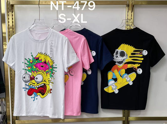 NT-479 | Crazy Cartoon Graphic T-Shirt
