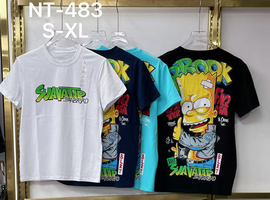 Bart Street Graphic T-Shirt – NT-483# (S-XL)
