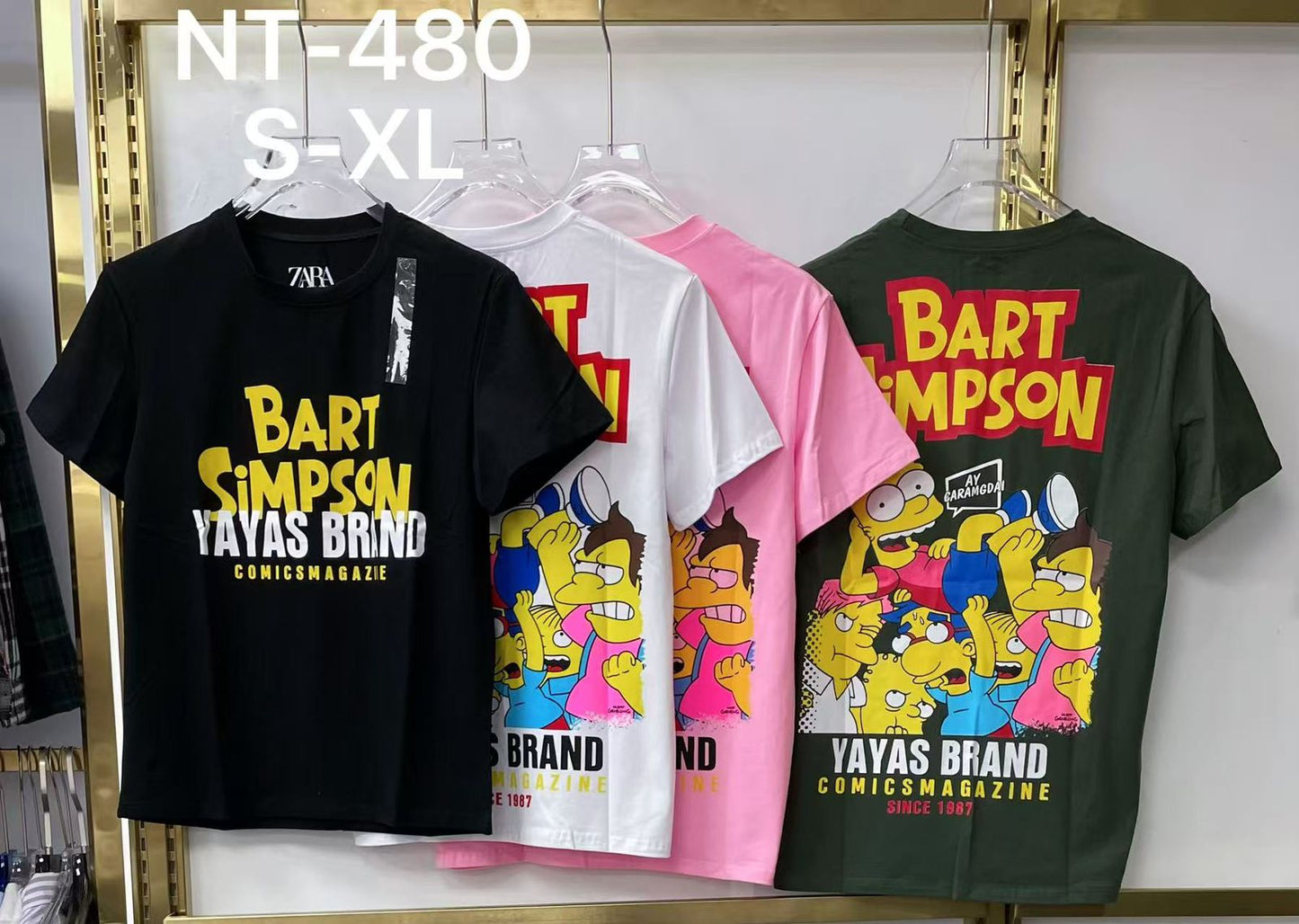 NT-480 | Bart Simpson Graphic T-Shirt
