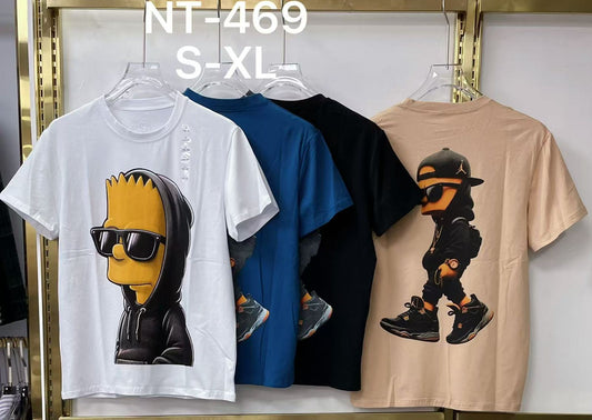 NT-469 | Bart Simpson Street Style Graphic T-Shirt