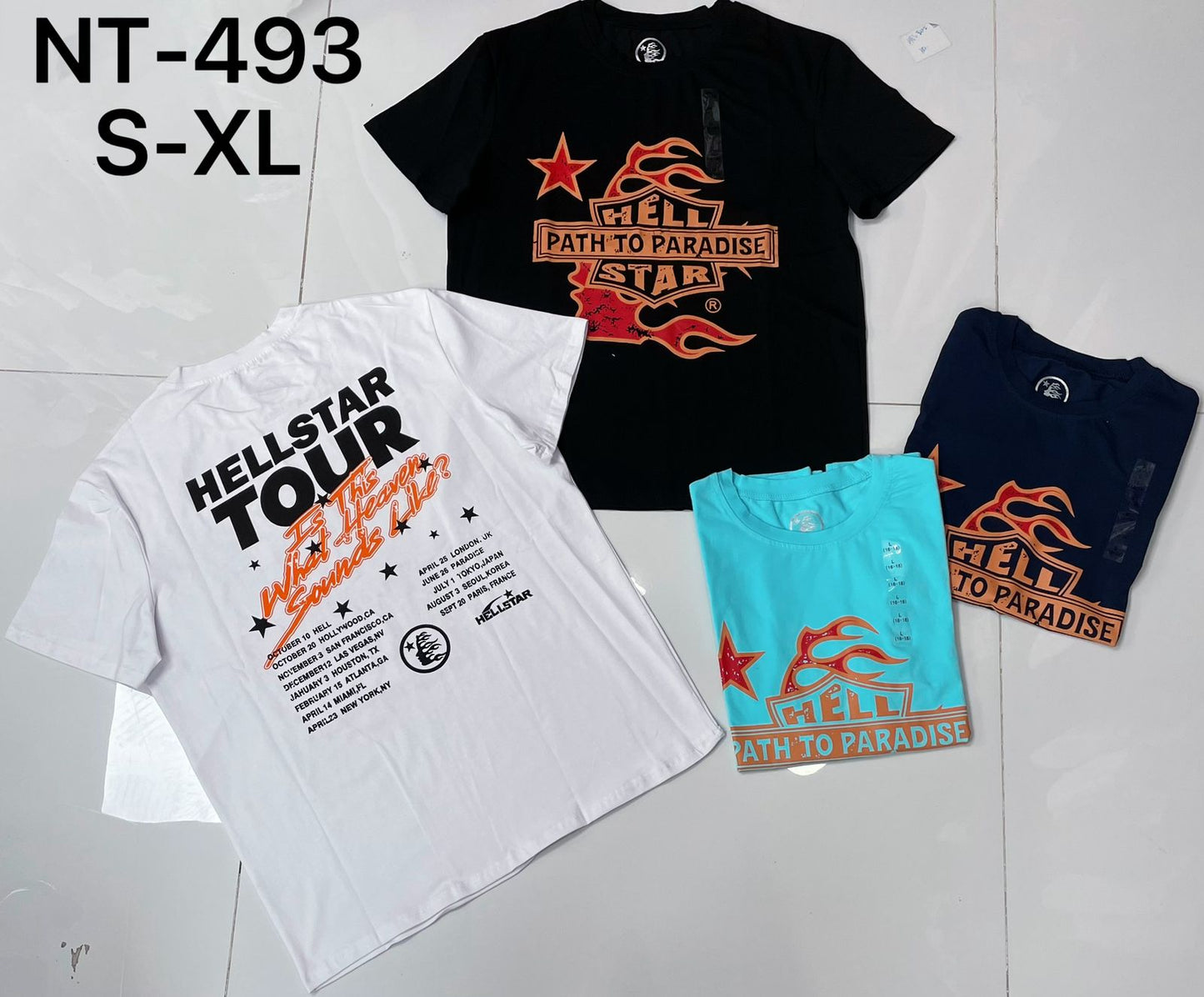 Hellstar Graphic Print T-Shirt NT-493