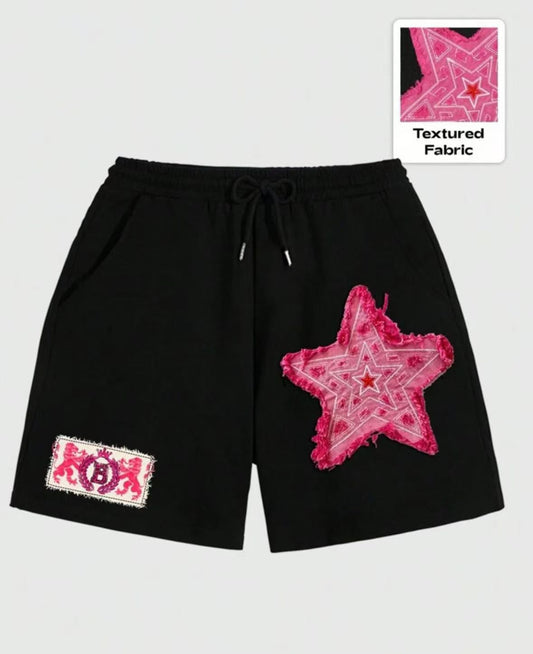 Star Patch Street Shorts