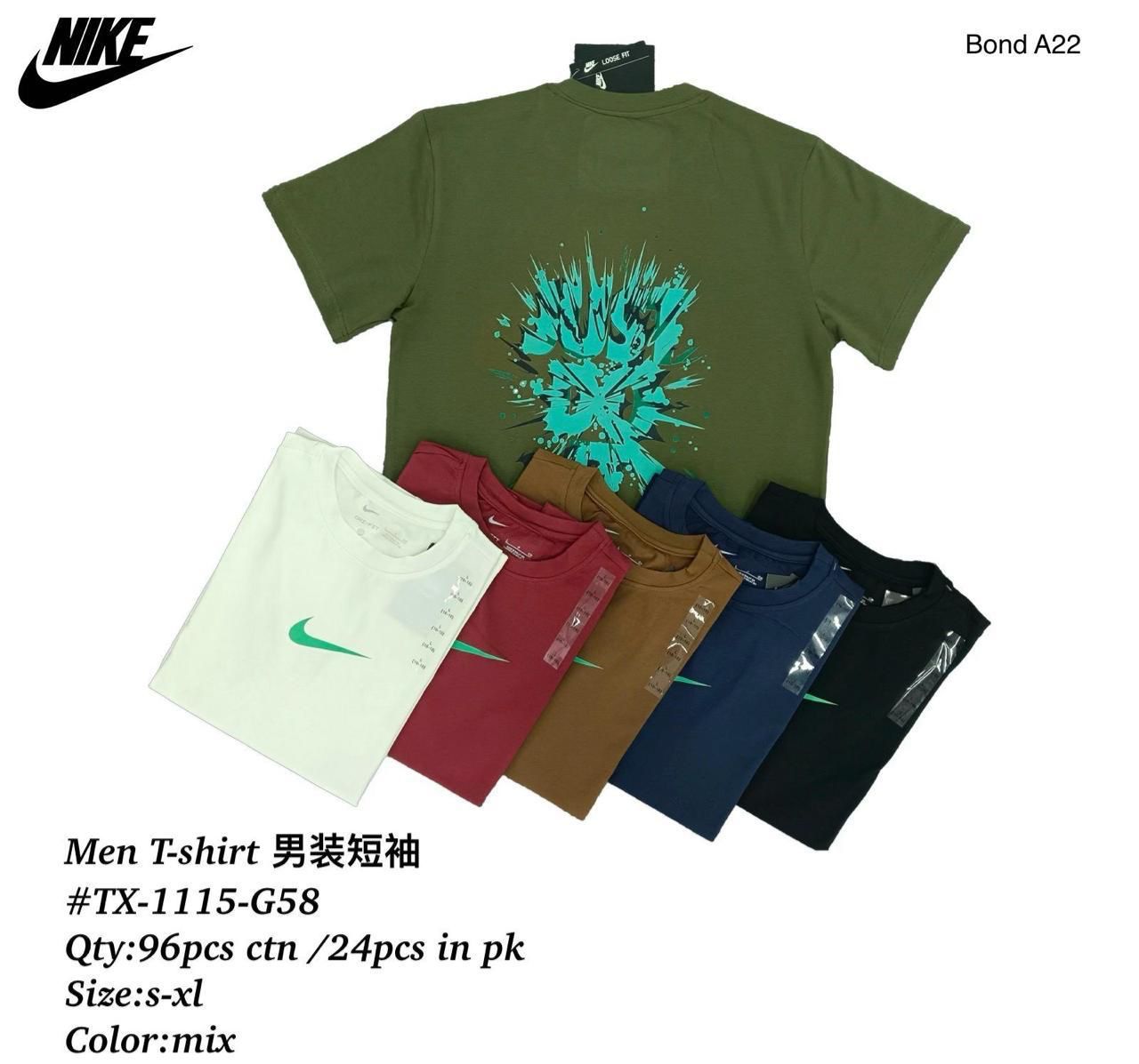 Nike Men’s Graphic & Logo T-Shirt – Bond A22