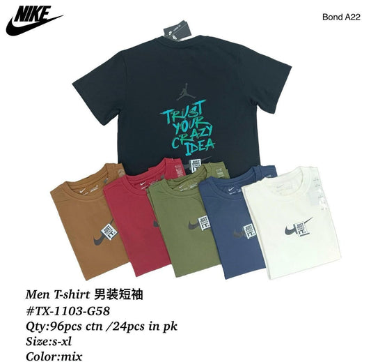 Nike Men’s “Trust Your Crazy Idea” T-Shirt – Bond A22