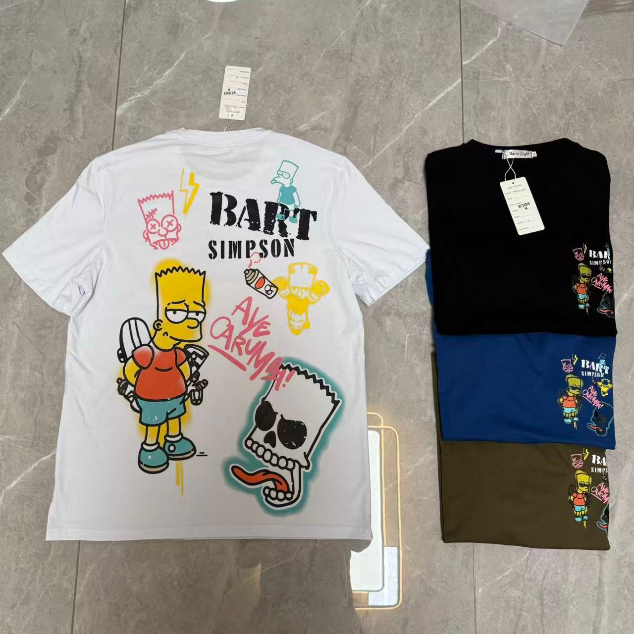 Bart Cartoon Graphic Oversized T-Shirt