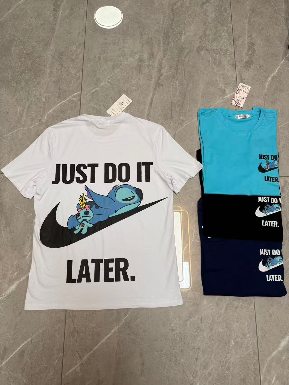 Stitch “Just Do It… Later” Graphic Tee