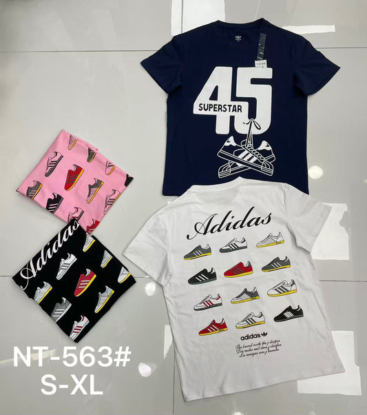 Adidas Superstar 45 Sneaker Print T-Shirt | NT-563