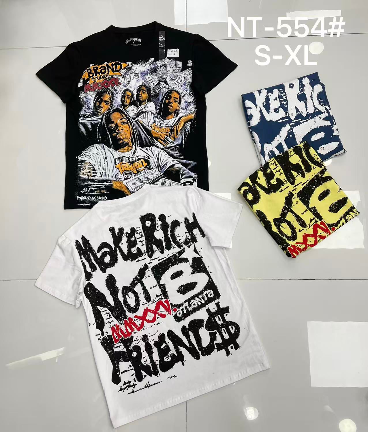 Make Rich Not Friends Atlanta Graphic T-Shirt