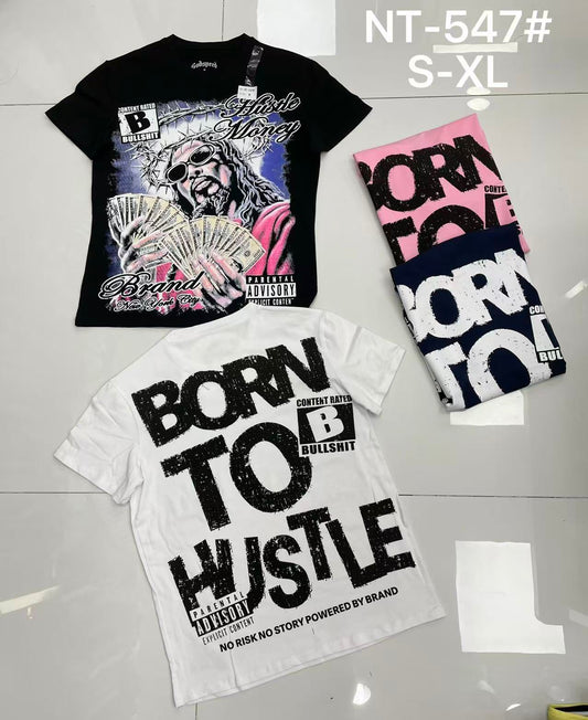 Godspeed Born to Hustle No Risk No Story T-Shirt