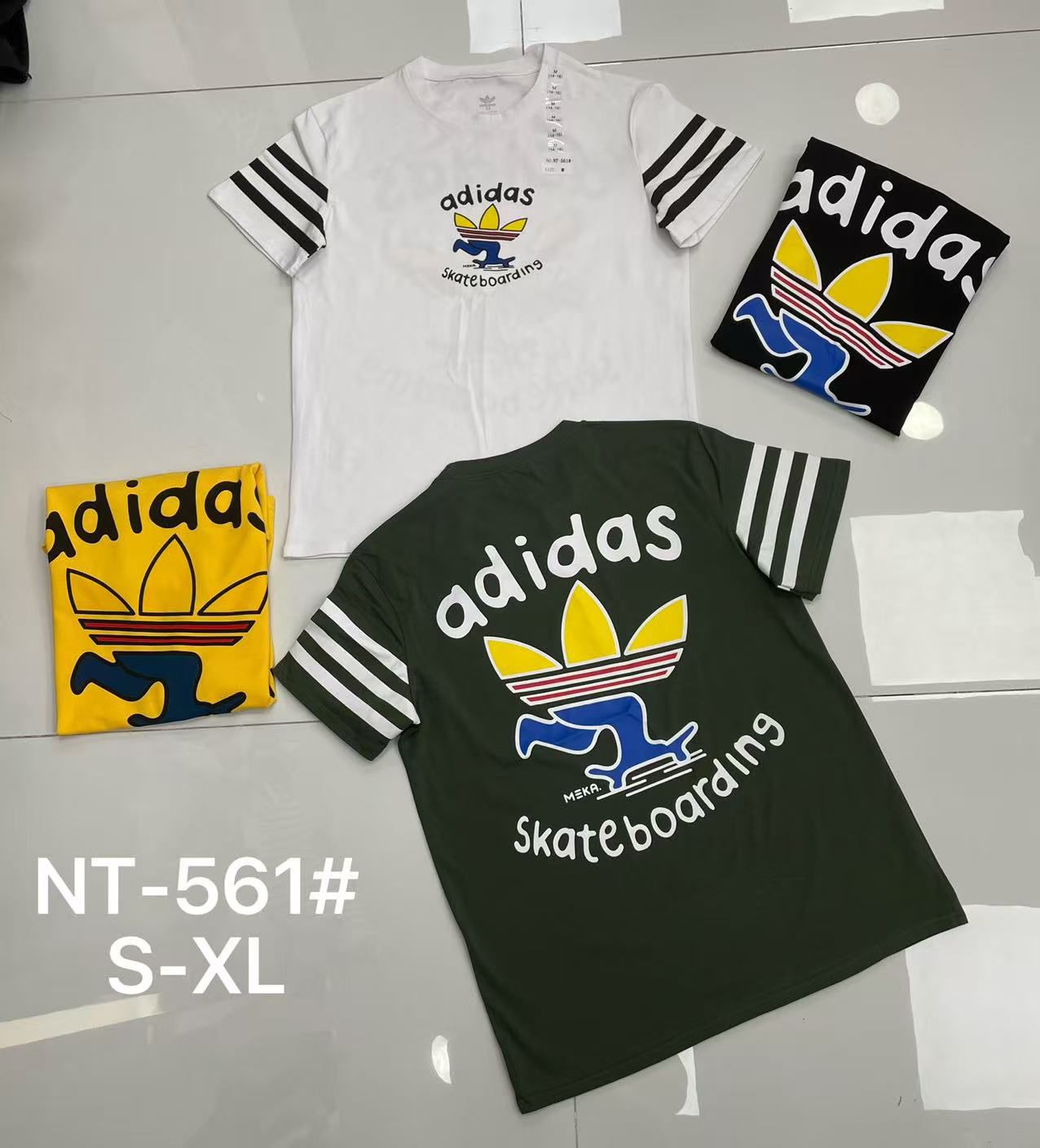 Adidas Skateboarding Trefoil Stripe T-Shirt
