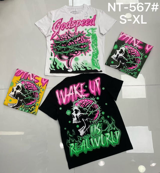 Godspeed Wake Up Its Real World Graphic T-Shirt