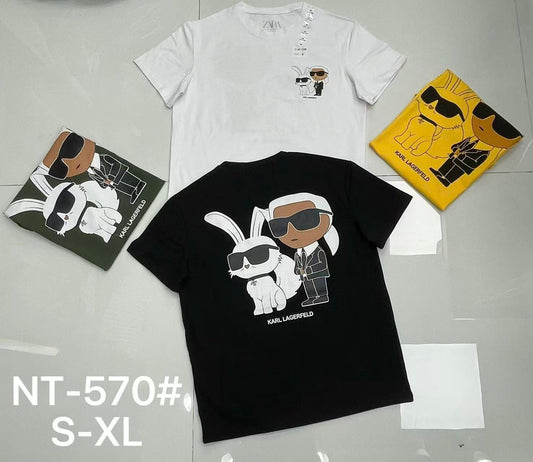 Karl Lagerfeld Rabbit Character Graphic T-Shirt