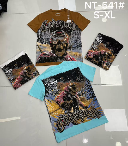 Godspeed Sports Skull Skier Graphic T-Shirt