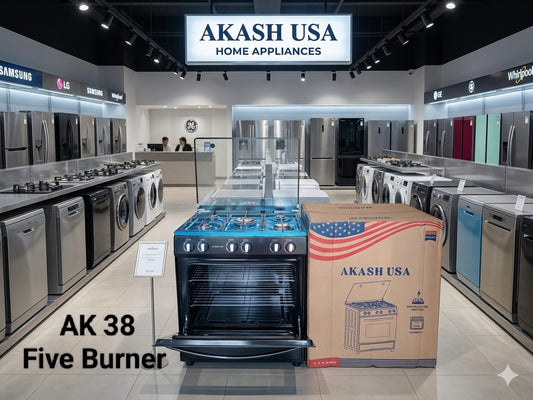 Akash USA AK38 Five Burner Gas Stove with Oven
