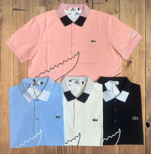 Lacoste Colorblock Collar Polo – Signature Croc Edition
