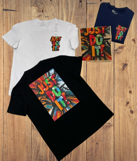 Nike "Just Do It!" Color Burst Graphic Tee – NT396