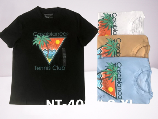 Casablanca Tennis Club Graphic T-Shirt – NT-403