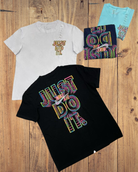 Nike "Just Do It" Neon Pop Graphic Tee – NT392