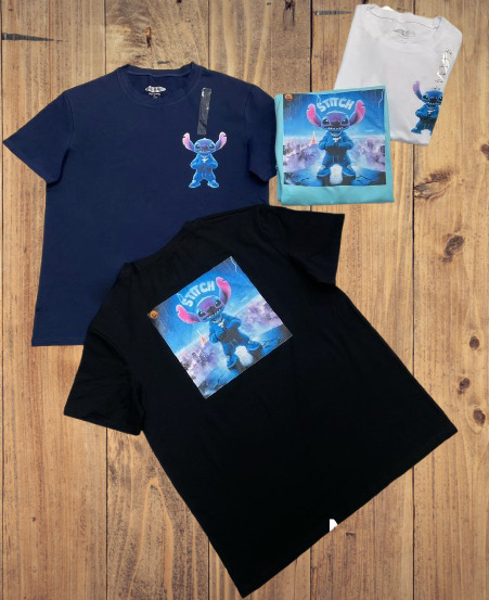 Stitch Cityscape Graphic T-Shirts – NT-389