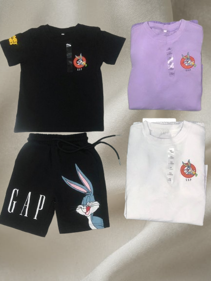 Kids Bugs Bunny T-Shirt & Shorts Set – X-815