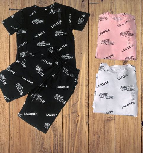 Lacoste-Inspired Kids' 2-Piece Set – X-814