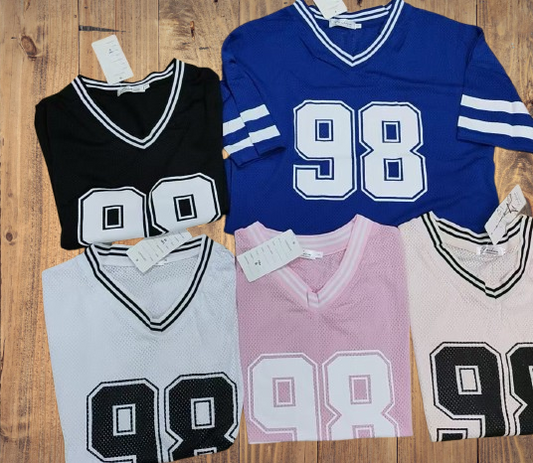 Sporty ‘98 Mesh Jersey Tops