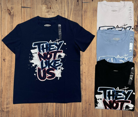 Old Navy "They Not Like Us" Graffiti Graphic T-Shirt – NT-376