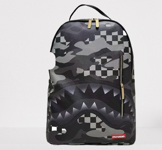 Sprayground Camo Shark Mouth Backpack