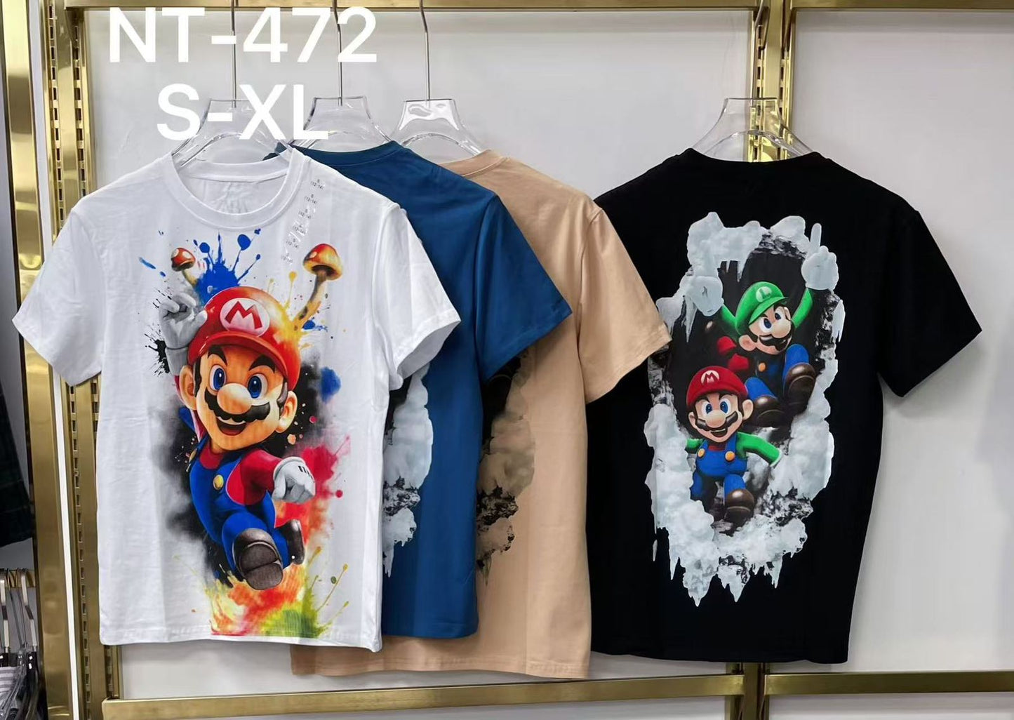 Super Mario Graphic T-Shirt – NT-472# (S-XL)