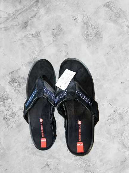 Merrell 2624 Men's Embellished Flip Flop Sandal - Black Blue
